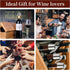 2 PACK Wine Bottle Stoppers,Reusable Wine Stoppers for Wine Bottles,Stainless Steel Wine Bottle Stopper with Silicone,Wine Corks Keep Fresh,Best G...
