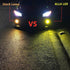 Alla Lighting 2800lm H8 H11 H16 LED Fog Lights Bulbs, 3200K Golden Yellow DRL Replacement for Cars, Trucks, Xtreme Super Bright COB-72 SMD Upgrade...