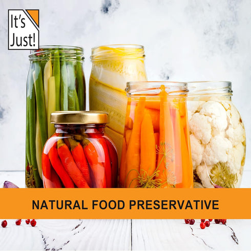 It's Just! - Citric Acid, Food Grade Flavor Enhancer Powder, Non-GMO, Great for Cooking, Cleaning, Bath Bombs, Natural Preservative (6 Ounces)...