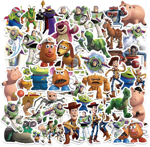 50Pcs Toy Story Sticker for Kids,Cute Cartoon Characters Stickers, Decal Childrens Decorative Sticker for Teens Adults (Pink)...