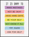 Posterizer 1 pcs-colorful fun-It's Okay to Not be Okay-affirmative poster-Motivational & Inspirational Art-Kids Room Art-Gift for Teachers- unfram...