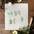 Leaves in 16 Shape Metal Cutting Dies Stencil Template Molds, Embossing Tool Die Cuts for Card Making Album Paper Scrapbooking DIY Etched Dies Cra...