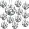 12 Pieces Disco Ball Hanging Car Air Fresheners Scented Hanging Car Odor Eliminator Automotive Freshener for Car Rearview Mirror Disco Ball Orname...
