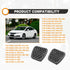 2 Pcs Rubber Brake Clutch Pedal Cover, Compatible with Honda Civic, Replacements 46545-SA5-000, 46545 SA5 000, 46545SA5000, Pedal Pad Cover...