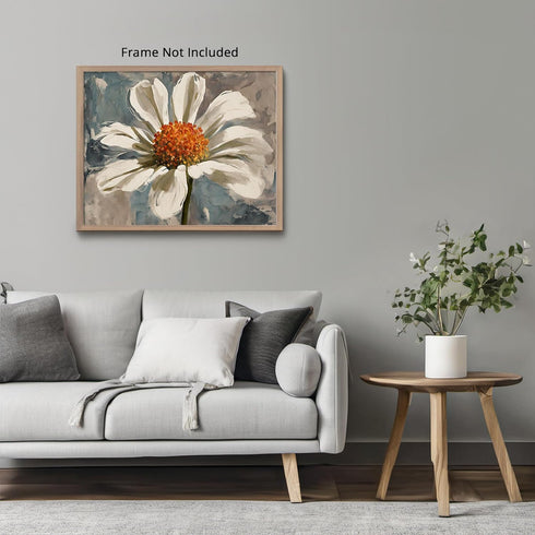 Posterizer 1 pcs-beautiful dainty flower in oil painting style 1-Floral & Botanical Art-Landscape & Nature Art-Decor for Home & Office- unframed w...