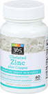 365 Everyday Value, Chelated Zinc plus Copper, 60 ct...