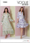 Vogue Misses' Lined Dress Sewing Pattern Packet, Design Code V2004, Sizes 18-20-22-24-26, Multicolor...