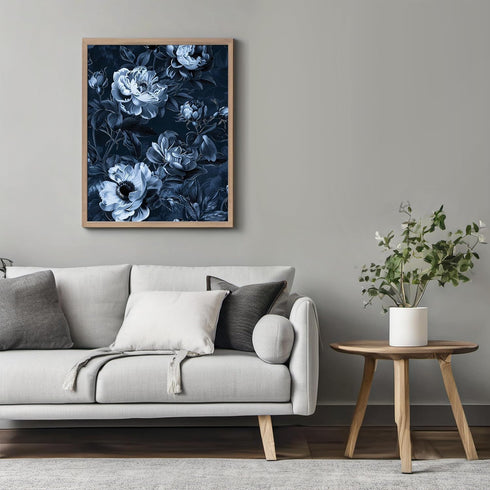 Posterizer 1 pcs-dark aesthetic decor with flowers-Floral & Botanical Art-Abstract & Modern Art-Decor for Home & Office- UNFRAMED Wall Art...