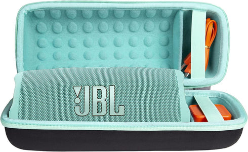 Khanka Carrying Case for Replacement for JBL Charge 4/5 Waterproof Portable Bluetooth Speaker. Extra Room for Charger and USB Cable (Inside Teal)...