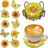 10 pcs Diamond Painting Coasters | Diamond Art Coasters | Sunflower Diamond Art Painting | Perfect Art Craft Gift for Sunflower Lover, Dad, Mom, G...