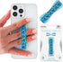 LoveHandle Mermaid Scales Design Phone Grip - Elastic Phone Strap with Light Blue Base - for Most Smartphones and Mini Tablets, lh-01-mermaidscale...
