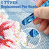 Heyseri Diamond Art Painting Pens, Ergonomic Diamond Painting Drill Pens Tools Accessories, Gem Art Pen Tools with Metal Tips for 5D Craft Nail (B...