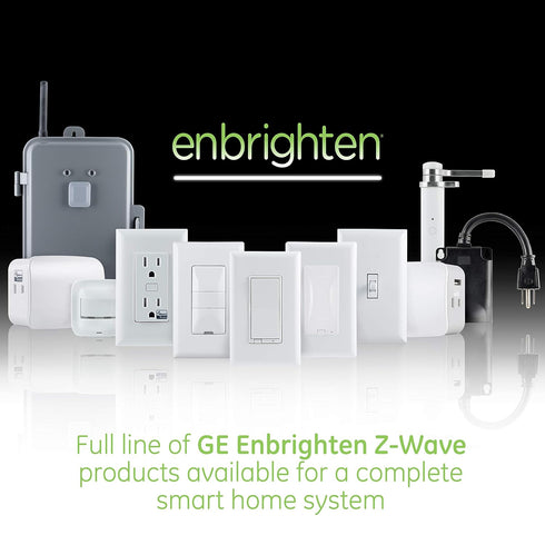 Enbrighten Add-On Switch QuickFit and SimpleWire, In-Wall Rocker Paddle, Z-Wave ZigBee Wireless Smart Lighting Controls, NOT A STANDALONE Switch, ...