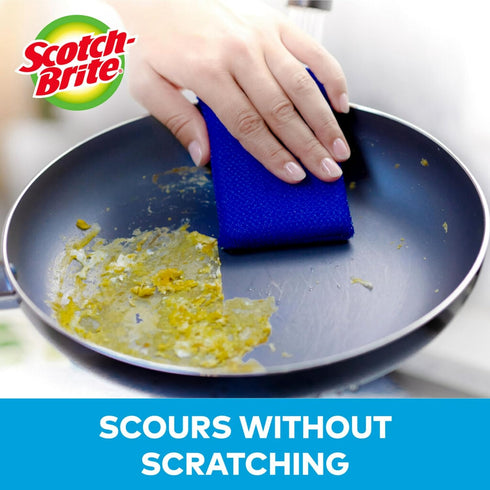 Scotch-Brite Dobie, All-Purpose Cleaning Pads, 3 Count(Pack of 8), Multicolor...