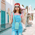 Small Crossbody Cell Phone Bag for Women, Handbags Cell Phone Wallet Travel Purse with Headphone Hole, Compatible for iPhone/Samsung Galaxy...