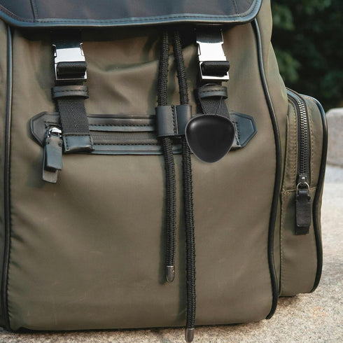 2pcs Ear Plug Carrying Cases, Small Earplug Storage Case Black Triangular Earbud Case Holder with Lanyard Mini Portable Case for Travel Business O...