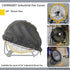 Industrial Fan Cover,Waterproof&Dustproof Cover Suitable for 24" High Velocity Movement Heavy Duty Drum Fan, Heavy Duty Outdoor Floor Fan Cover,Fi...