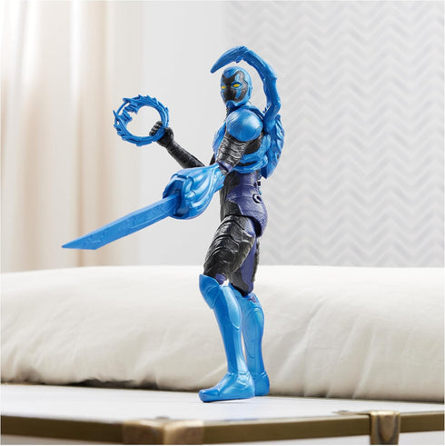 DC Comics, Battle-Mode Blue Beetle Action Figure, 12-inch, Lights & Sounds, Easy to Pose, Movie Superhero Kids Toys for Boys & Girls, Ages 4+...