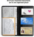 UYYE Auto Car Registration and Insurance Holder - PU Leather Vehicle Glove Box Organizer Wallet, Interior Accessories Case Holder for Essential Au...