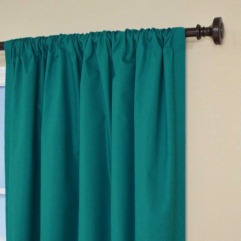 ECLIPSE Blackout Thermal Rod Pocket Window Curtain for Bedroom or Nursery (1 Panel)...