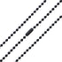 bouti1583 Black Oxide Stainless Steel Ball Chain Necklace - 3.2mm, 29.5"...