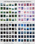 Landscape Nature Stickers Set (120 Pieces), Aesthetic Mountain Forest Sky Cloud Galaxy Space Moon Phase Sunset Natural Scenery Collage Pictures fo...