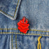 Enamel Pins for Backpacks Heart Pin Funny Enamel Lapel Brooch Pin Badge for Men and Women Cardiac Cute Aesthetic Pin for Hat Bag...