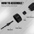 KATA 6PCS Hole Saw Kit 1-1/4" to 2-1/8"(32-54mm) Hole Saw Set in Case with Mandrels and Hex Key for Soft Wood, PVC Board, Plywood...