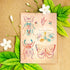 8 Styles Insects Stencil Large Flower Big Bug Stencil 15.7×23.6inch Butterfly Moth Moon Leaves Pattern Reusable Floral Animal Insect Template for ...