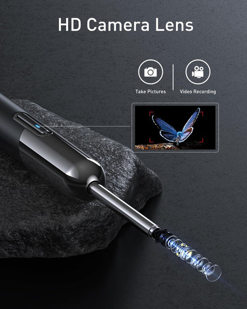 Ear Wax Removal - Wireless WiFi Rechargeable Ear Cleaner, Hassle-Free Instant Removes Ear Wax, 1080P HD Camera Lens & 8 Pcs Ear Set - Ear Cleaning...