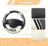 15 Inch Car Steering Wheel Cover with Anti-Slip Lining,Cute & Stylish Car Wheel Cover Car Decorations for All Seasons,PVC Leather Steering Wheel C...