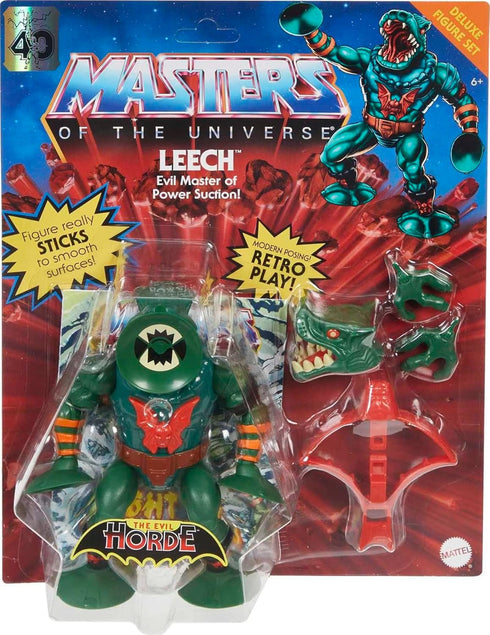 Masters of the Universe Origins Leech Action Figure with Accessories, 5.5 In MOTU Collectible Toy with Accessories...