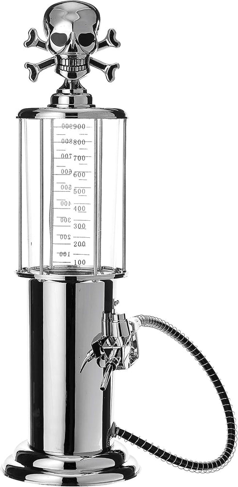 Godinger Gas Pump Skull Crossbones Fini Dispenser...