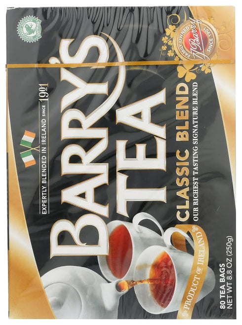 Barry's Tea Bags, Classic Blend, 80 Count, 8.8 Oz, (00102506)...