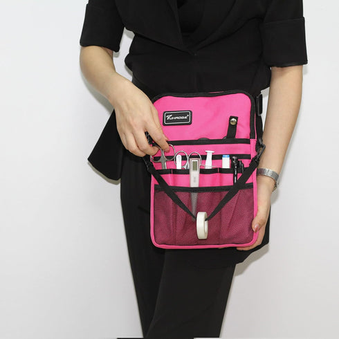 Tuhaoge Multifunctional Nurse Storage Bag?Nurse Kit Practical Waist Bag ?Nurse Pocket Storage Bag (RoseRed)...