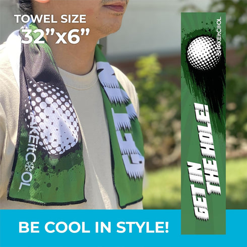 Cooling Towel – Be Cool in Style - Heat Relief, Soft, Lightweight, Sun Protection, Easy Clean - Perfect for Biking, Hiking, Running, Yoga, Golf, G...
