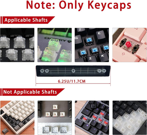 PBT Keycaps, Black and Red Keycaps OEM keycaps 61 Keycaps Set for Cherry MX Switches /GH60/ RK61/ ALT61/ Annie Mechanical Keyboards with Key Pulle...