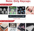 PBT Keycaps, Black and Red Keycaps OEM keycaps 61 Keycaps Set for Cherry MX Switches /GH60/ RK61/ ALT61/ Annie Mechanical Keyboards with Key Pulle...