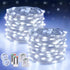 JMEXSUSS 2 Pack White Fairy Lights Battery Operated, Total 200 LED 66ft Twinkle Lights with Remote, 8 Mode White String Lights for Bedroom Ceiling...