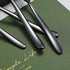 Black Tea Spoons, 6-Piece Silverware Set, Stainless Steel, 6.6 Inches, Dishwasher Safe...