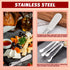 Butter Spreader Knife Set 8 PCS Stainless Steel Cheese Butter Spreader Knives and Mini Serving Tongs for Cheese Cold Butter Jam Appetizers Pastry ...