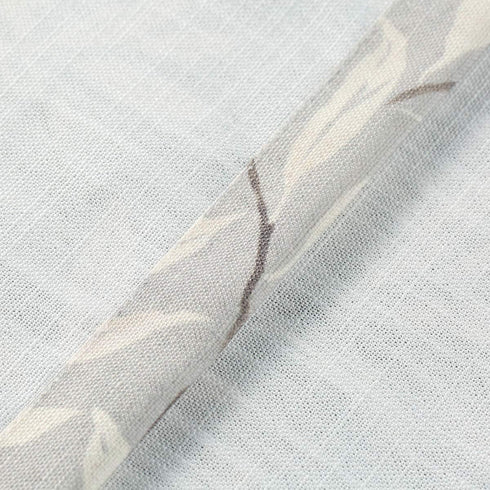 VOGOL Window Short Curtains Valances for Bedroom Dining Room, Rod Pocket Rustic Style Lovely Leaf Print Small Curtain Drapes Valance for Cafe Room...