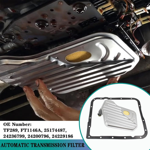 4L60E Car Automatic Transmission Filter Kit Compatible with Chevrolet Avalanche Blazer C1500 Silverado 1500 2500 Cadillac GMC Replaces# TF289 FT11...