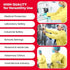 Ever Ready First Aid Isolation Gown with Elastic Wrists, Fluid Resistant, Yellow (Pack of 10)...