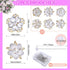 Rhinestone Brooches for Crafts, Flower Bouquet Accessories,Corsage Pin Diamond Pins kits for Wedding Accessories Jewelry Decoration DIY Craft Supp...