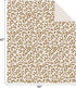 FY FIBER HOUSE Cheetah Print Blanket Flannel Fleece Throw Blanket with 3D Leopard Print, 50"X60", Brown...