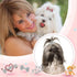 40 Pcs Dog Hair Clips and Dog Hair Bow Crown Dog Accessories Princess Style for Small Dog Crystal Rhinestone Puppies Barrette Rubber Band Flower B...