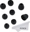 ALXCD Eartip for LG HBS Series Wireless Earphone, SML & Double Flange Silicone Replacement Earbud Gel Tip, Fit for LG HBS-750 770 800 810 900 910 ...