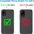 Anloes Case for TCL ION Z, Defender Phone Case Heavy Duty Shockproof Rugged Protective, 3 in 1 Bumper Cover (Black)...