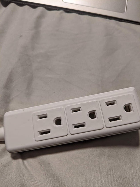 Power Strip 3 Outlet 1 Count...